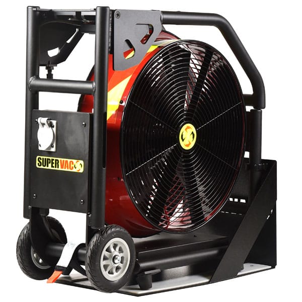 Super Vac Milwaukee Battery Fans | 18-Inch PPV | Battery PPVs