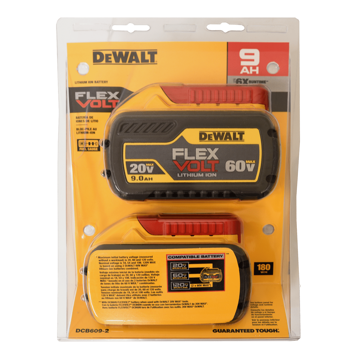 DeWalt 9Ah Batteries - 2 Pack (BD09-X2)