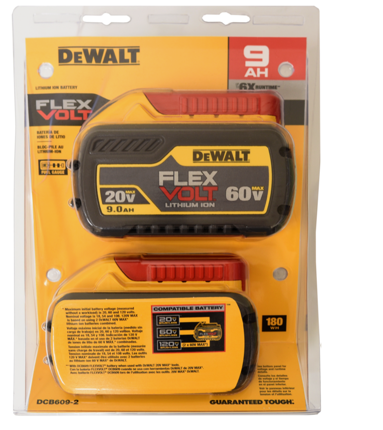 DeWalt 9Ah Batteries 2 Pack (BD09X2)