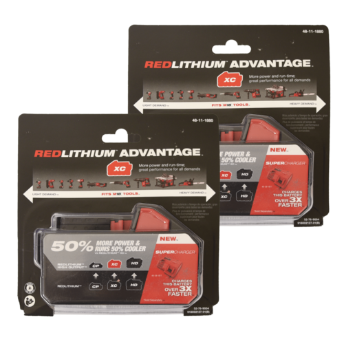 Battery Additions: Milwaukee 8Ah Batteries (2 Pack) (BL08-X2)