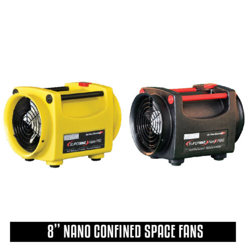 8" Nano Confined Space / Hazardous Location Fans